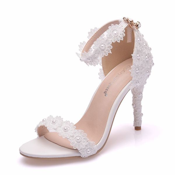 

summer new sweet sandals sash white ankles flower thin open wedding women's shoes dress b0036 o0iz, Black