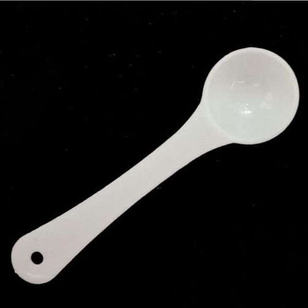 

for 1000pcs 1g professional plastic 1 gram scoops/spoons food/milk/washing powder/medcine white measuring spoons