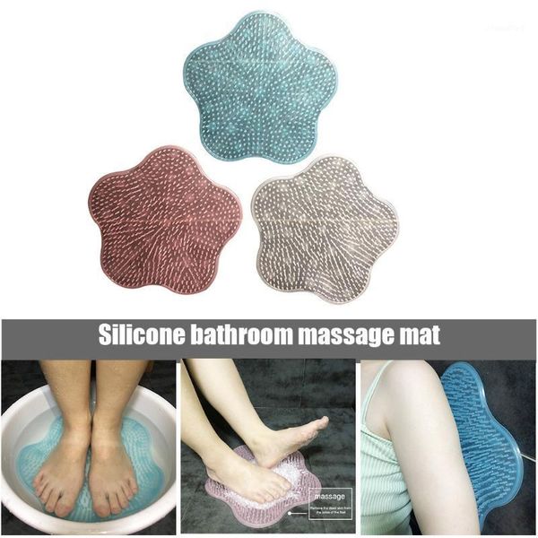 Tappetini da bagno Doccia Foot Back Massager Mat Scrubber Cleaner Bagno Cuscino antiscivolo con ventosa BDF99