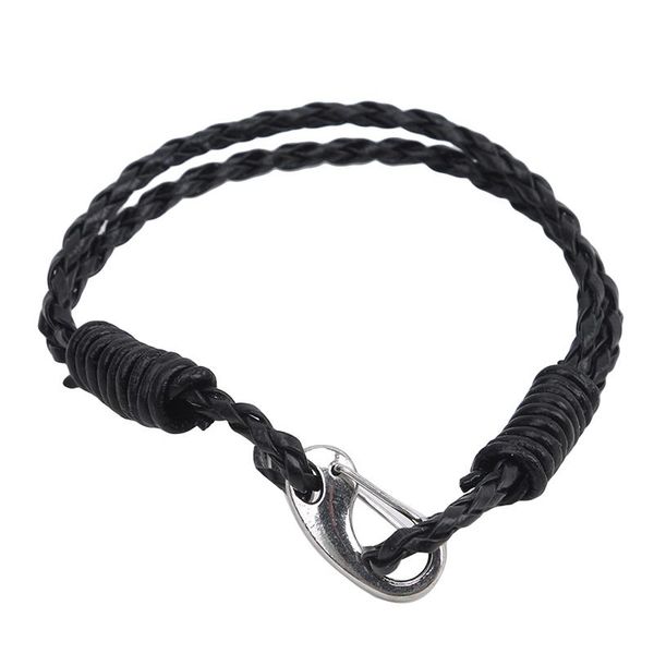 

charm bracelets 2021 fashion pu braided leather bracelet men for jewelry multilayer clasps, Golden;silver