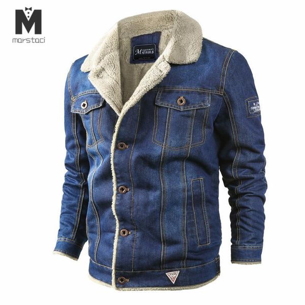 

brand denim mens jacket autumn winter jeans jacket men thick warm bomber army mens jackets coats, Black;brown