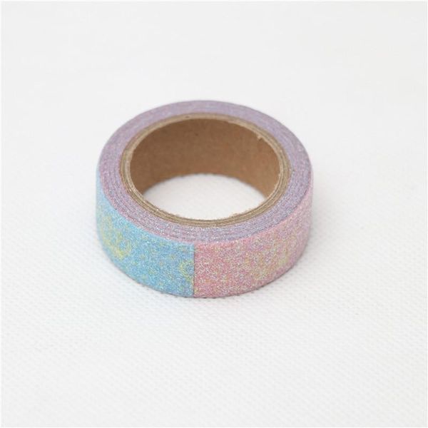 

2016 3m japanese crown glitter washi tape stationery kawaii scrapbooking tools masking tape adhesiva decorativa colored h