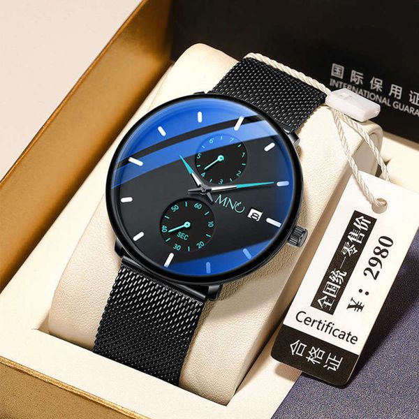 

mno fashion watch quartz student men's watch business waterproof female watch man4da5, Slivery;brown