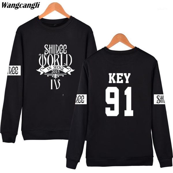 

shinee capless sweatshirt women korean idol team women hoodies sweatshirts winter singer hip hop kpop hoodie1, Black