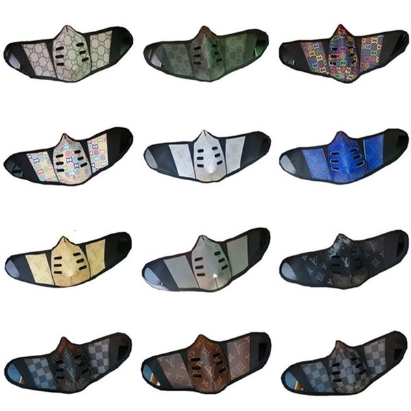

factoryprdrface masks leather breathe mask pu dustproof unsiex fashion print mouth-muffle 9lgh dy0goutlet4ff2