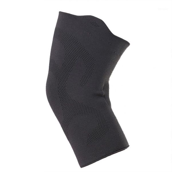 

1pc pressure sports kneepads elastic knee protector breathable knees braces for outdoor sports size xl1, Black;gray