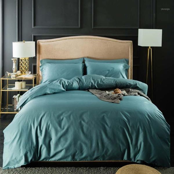 

svetanya nordic silkly egyptian cotton linens twin  king size fitted sheet bedding set family set duvet cover1