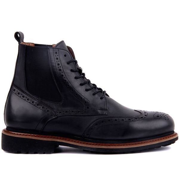 

winter boots for black leather man npha
