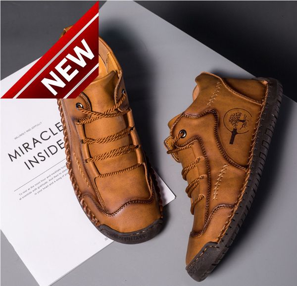 

autumn shoes desert high men's fashion work clothes military british leisure martin boots men, Black