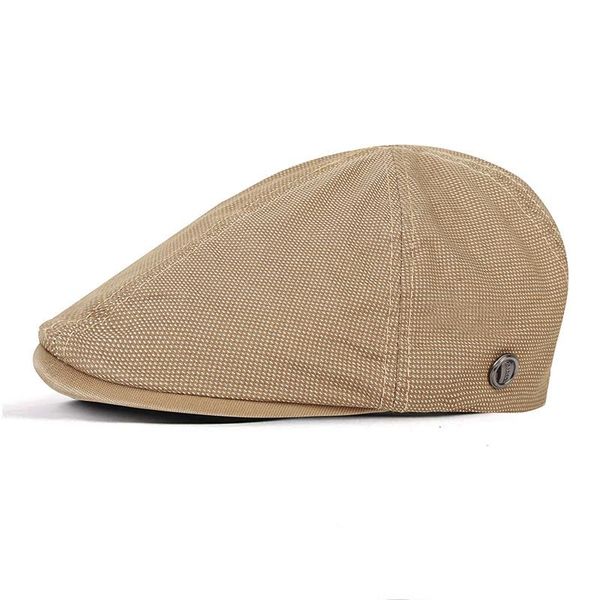 

beret vintage men women cap hat for spring autumn cotton retro beret hat 6 panel newsboy ivy flat cap men women 063, Blue;gray