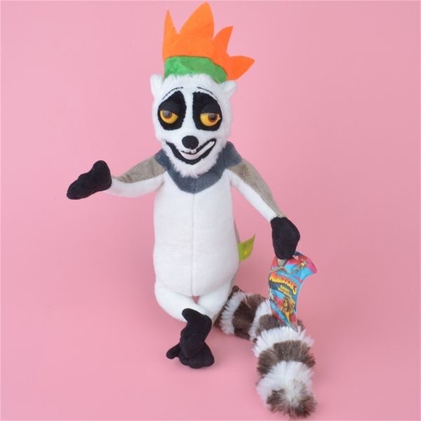 Madagáscar King Julien XIII Pelúcia Brinquedo, Lemur Baby Present, Kids Boneca Atacado 201212