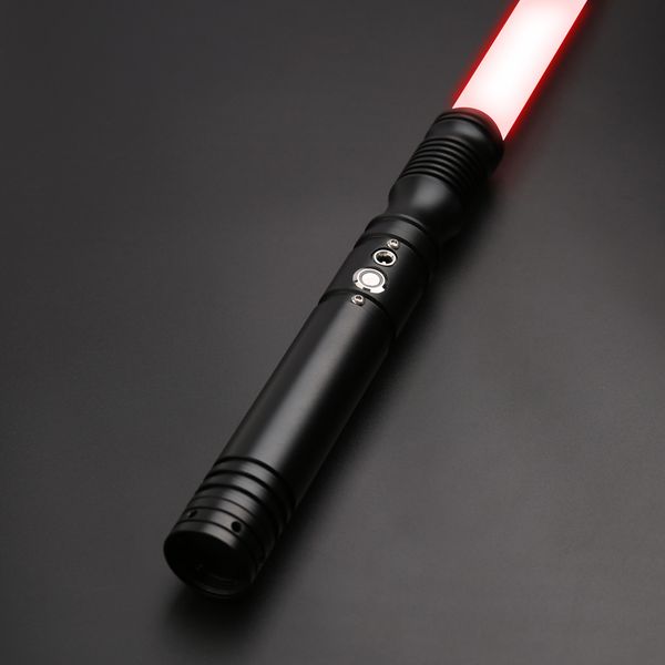 

txqsaber dueling foc metal handle rgb lightsaber force fx 12 colors 6 sound fonts blaster lock-up light sword-ts013 q0113