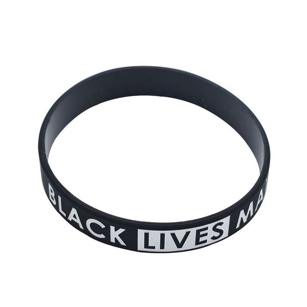 

20шт черный жизненный варный браслет черный силиконовый резиновый браслет для мужчин женские украшения подарки f jlltxx