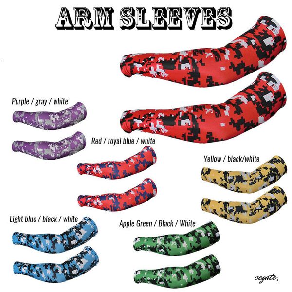 

compression arm sleeve sport baseball football new basketball camouflage arm warmers