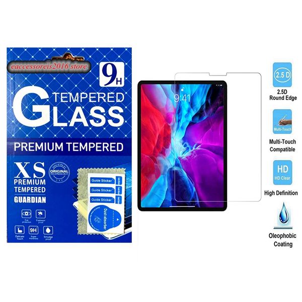 Proteggi schermo trasparente per tablet in vetro resistente 9H per Samsung Tab S8 S7 Plus 12.4 iPad Pro 12.9 2021/2018/2020