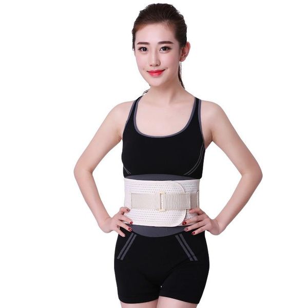 

four seasons belt of the new health fitness comfortable breathable steel plate to protect the waist belt, Black;gray