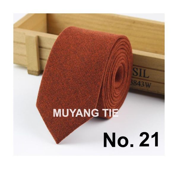 

soft mens fashion diamond check artificial wool cotton solid skinny ties men business small ties designe jllthp, Blue;purple