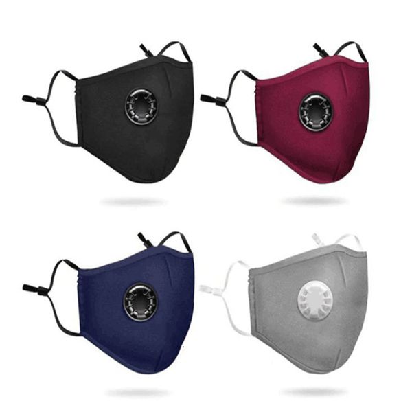 

children's breathing 4 valve styles anti-smog anti-dust pm2.5 activated carbon washable masks with 2 filters ahb47