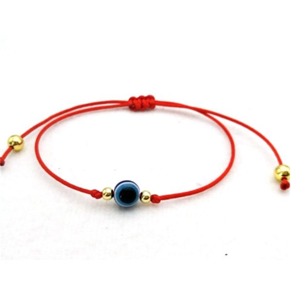 

cord 20pcs/lot lucky string red evil eye adjustable bracelet diy jewelry new