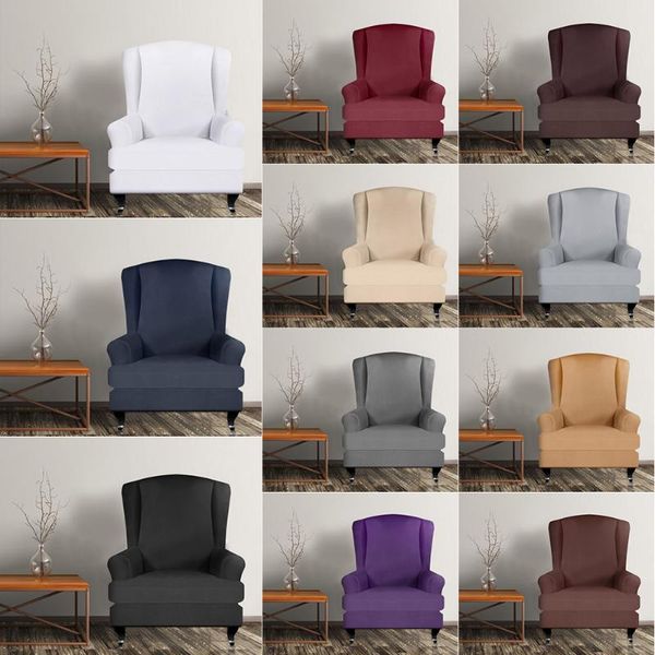 

all-inclusive pure color recliner chair cover stretch sofa couch protector case elastic slipcovers chair covers