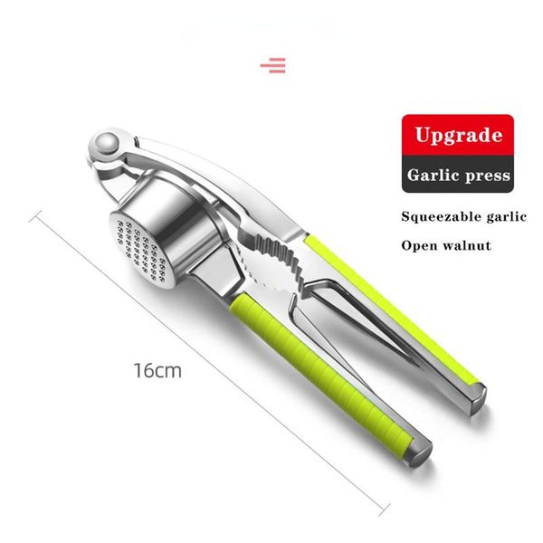 

kitchen stainless steel garlic press crusher home cooking vegetables ginger squeezer masher handheld ginger garlic mincer tools bbygsj
