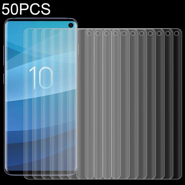 

50 pcs non-full pet soft screen protector for galaxy s10e