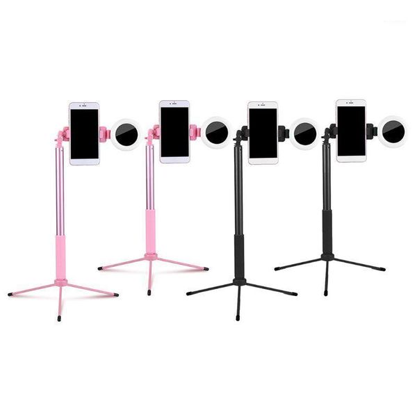 

selfie monopods ring light with stand for vlogging video make-up usb powered stick1