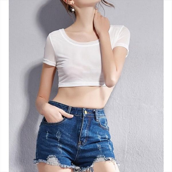 

womens mesh crop gym short sleeve o neck net shirts white beach transparent hollow out t shirts new 2020