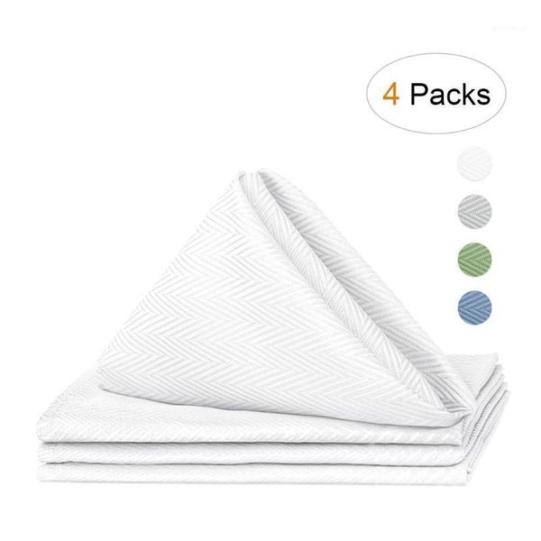

table napkin vcvcoo 4 pcs/lot fabric napkins polyester cloth dinner handkerchief 43*43cm diner christmast party home decor1
