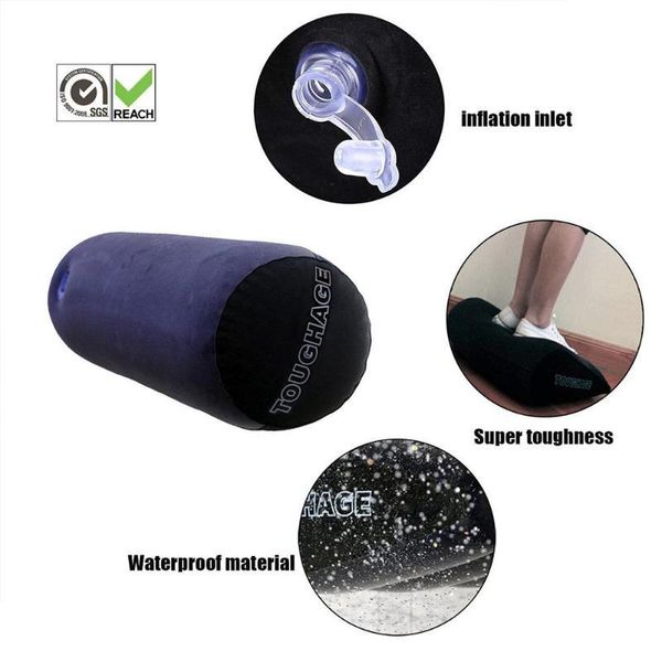 

pillow yoga pillow magic long round cushion helps position deeper support inflatable portable