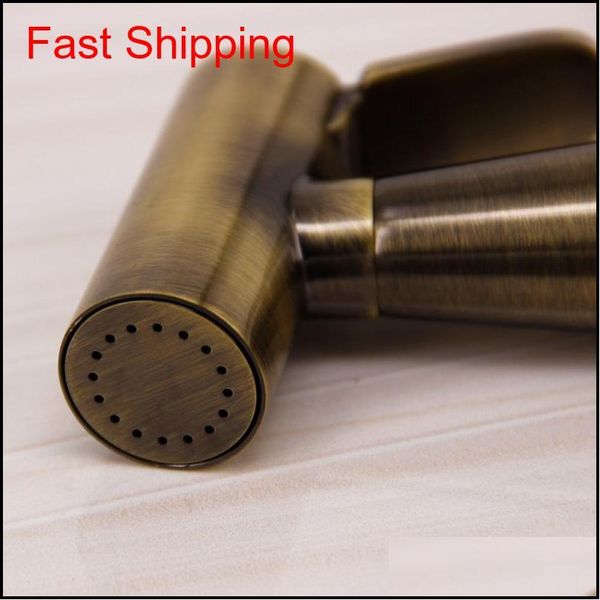

antique barss color hand held bidet sprayer shower toilet shattaf kits with 1.5m hose and zinc alloy wall jlluvt bdebag