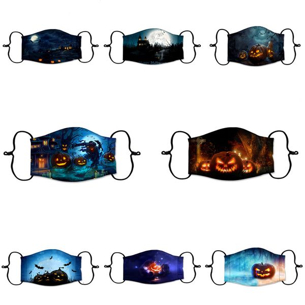 

halloween party mask cotton mask anti dust washable pumpkin spider festive party masks fashion outdoor face masks for adult