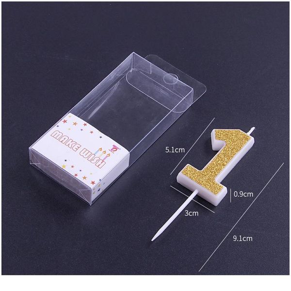 

1 pcs shinning multi color mini digital 0-9 digital birthday candles smoke-cake candle decoration cute kids party jllbcy