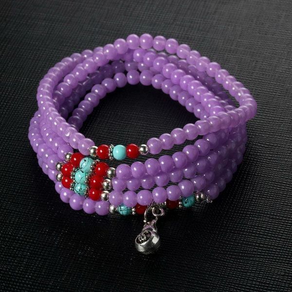 

manmade bracelet charm bangle womens for women crystal glass rhinestone flower bead bracelets