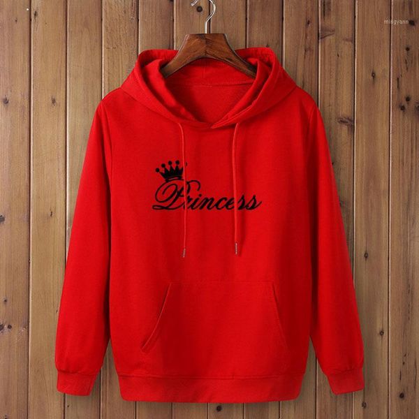 

plus size princess letter print women hoody sweatshirt casual funny sweatshirt for lady girl hoodies hipster drop ship1, Black