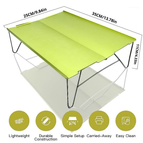 

furniture folding-table lightweight aluminum-plate barbecue picnic outdoor mini camping1