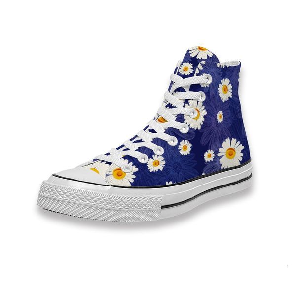

high custom printed dark be daisy art sneakers mens womens running sho skateboard diy trainers canvas casual shoe