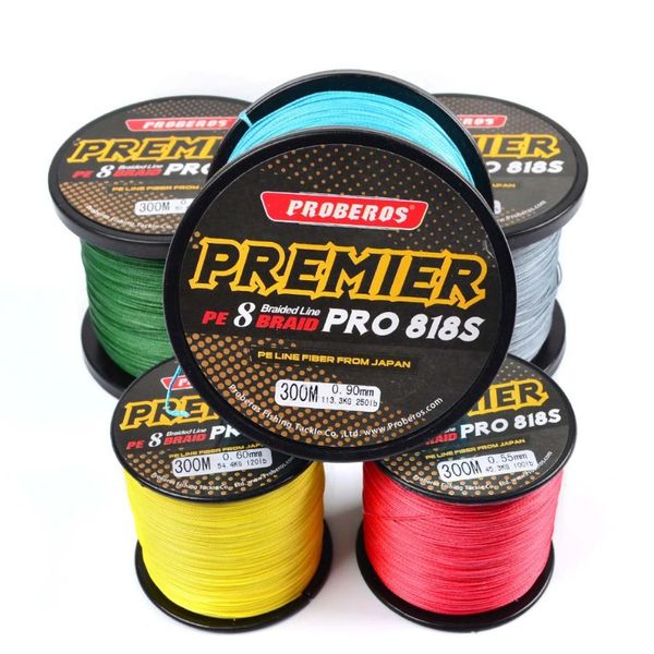 

300m 8 strands pe плетеная рыболовная линия 5lb 300 фунтов мультислойные проволоки premier fly flaby carp рыбалка плетеная пряжа l9 wmtfqw y
