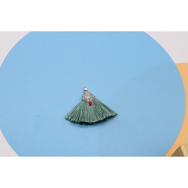 

2 10pcs metal caps silk tassel fringe pendant diy crafts material color tassels trim curtains decor earrings jewelry components h qylqai