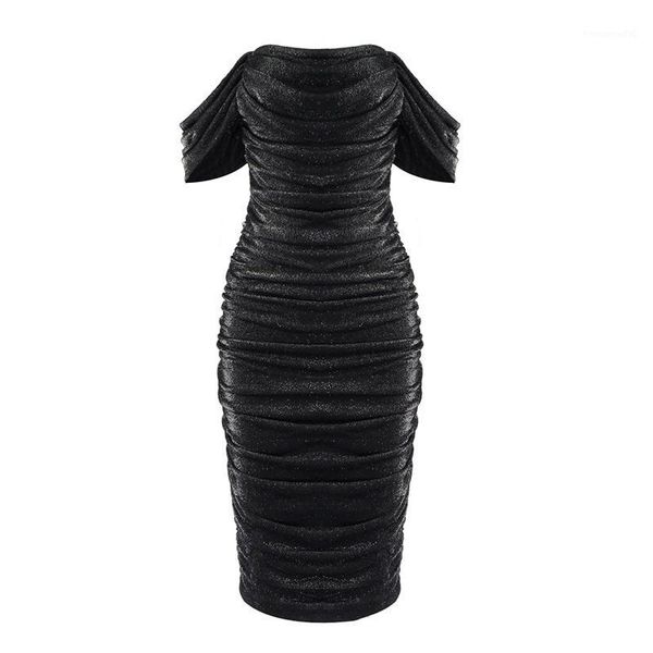 

casual dresses sparkly silver off the shoulder rayon bandage bodyocn dress evening party dress1, Black;gray