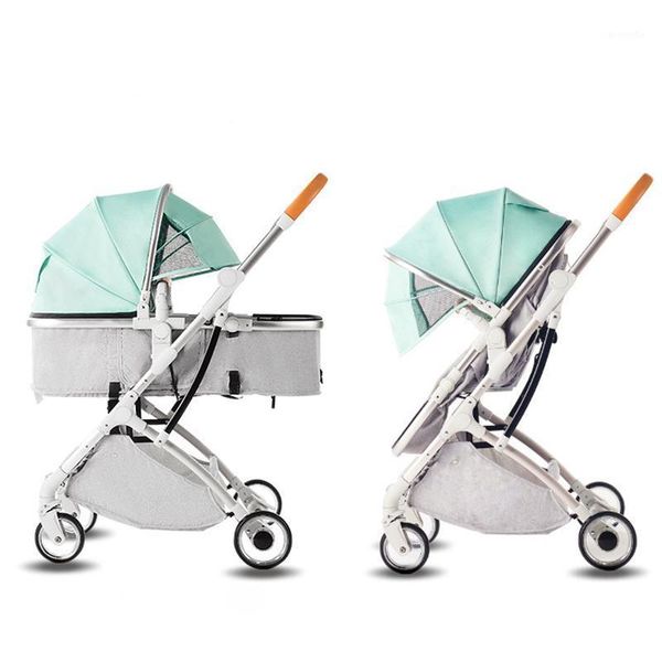 

tr20 two way push baby stroller high view pram foldable travel baby pushchair can sit can sleep 0~36 month infant trolley 5 gift1