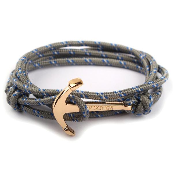 

eif dock gold viking charm bracelets & bangles for men women handmade multi-layer rope bangle black anchor bracelet dropship bbyqlp