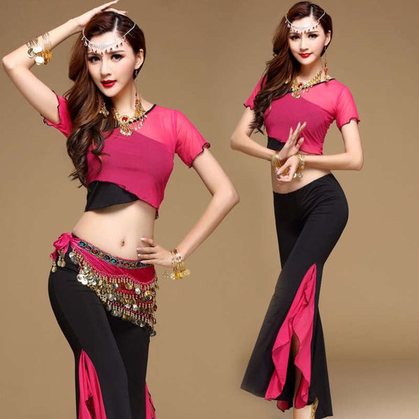 

training exercise costume belly dance show suit 2020 new style, Black;gray