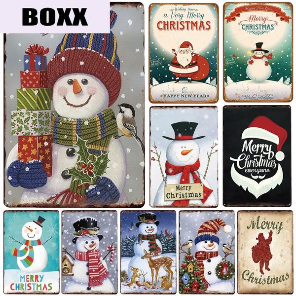 

christmas style plaque metal vintage decor metal sign tin sign metal poster plate home bar pub decoration vintage posters