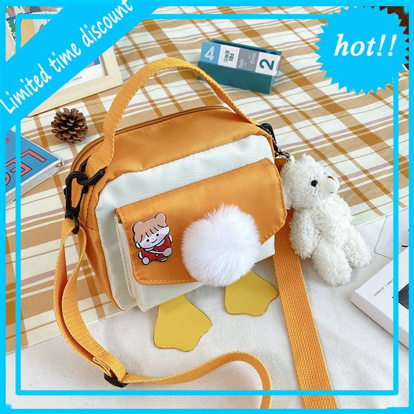 

cute cartoon oxford women 2020 new korean version ins harajuku small messenger bag student shoulder