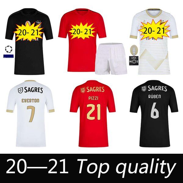 

2020 2021 sl benfica soccer jerseys 20 21 pizzi waldschmidt seferovic todibo everton vertonghen rafa a.almeida men kids football shirt, Black;yellow