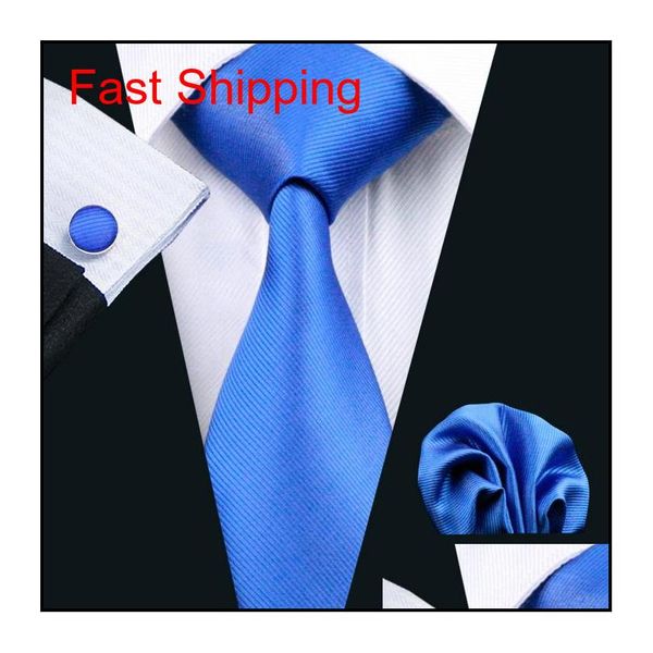 

14 style neck tie set silk solid jacquard bussiness wedding qylrre nana_shop, Black;blue