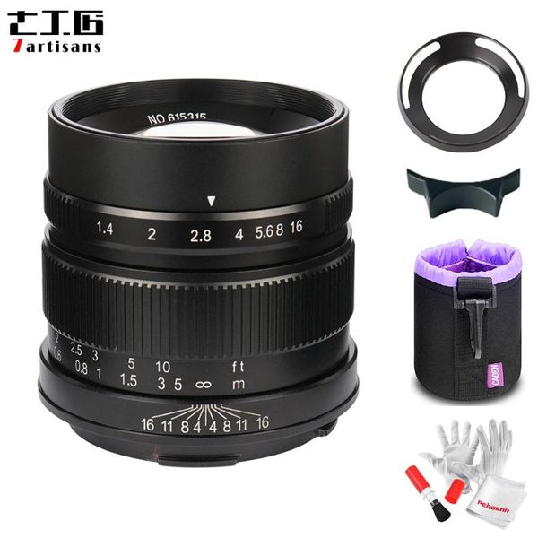 

7artisans 55mm f1.4 large aperture portrait prime manual fixed focus lens aps-c for leica t-mount camera for leica t tl tl2 cl