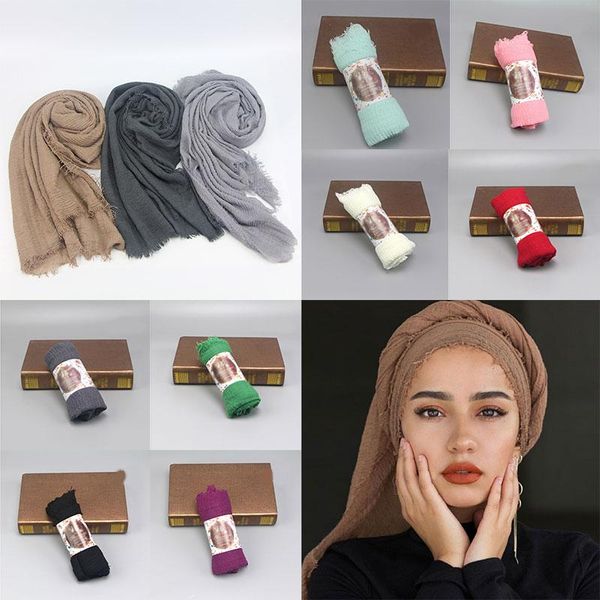 

scarves ethnic style head scarf turban inner hijab caps cotton and linen monochrome hair edge femme musulman turbante muje shawl, Blue;gray