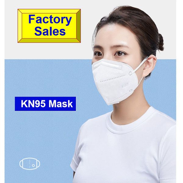 

factoryagid5 kn 95 ply disposable face protective with elastic ear band melt-blown nov-woven filter mask in stock dhl fa